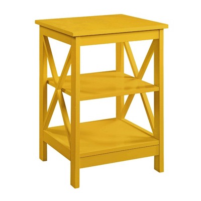 target yellow side table