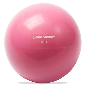 Philosophy Gym Toning Ball - Soft Weighted Mini Medicine Ball - 1 of 4