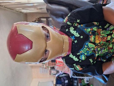 Marvel Avengers Iron Man Flip FX Mask w/ Light Effects & Adjustable Strap  Age 5+
