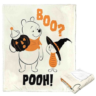 Disney Winnie the Pooh Boo? Pooh! Silk Touch Throw Blanket 50x60 Inches