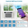 12000btu Window Air Conditioner, AC Window Unit with Wi-Fi Enabled & Remote Control, Reusable Filter, Air Conditioner Window Rooms up to 550 Sq.ft - 4 of 4
