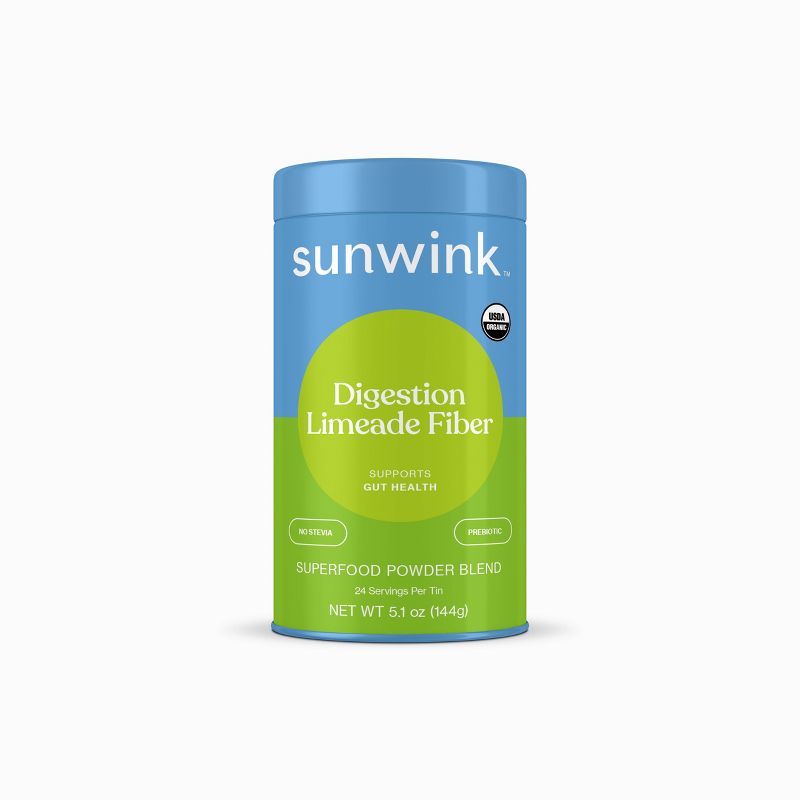 Sunwink Digestion Limeade Fiber Vegan Superfood Mix - 5.1 oz, 1 of 5