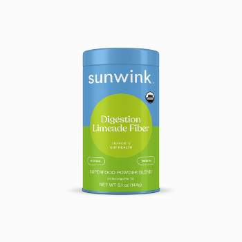 Sunwink Digestion Limeade Fiber Vegan Superfood Mix - 5.1 oz