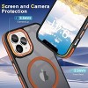 Entronix [Magnetic] Case Compatible with iPhone 16 Pro Max - Translucent Matte Back w/ Rugged Edges - 3 of 4