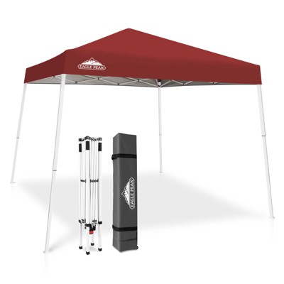 EAGLE PEAK Slant Leg Pop-up Canopy Tent Easy One Person Setup Instant Outdoor Beach Canopy Folding Portable Sports Shelter