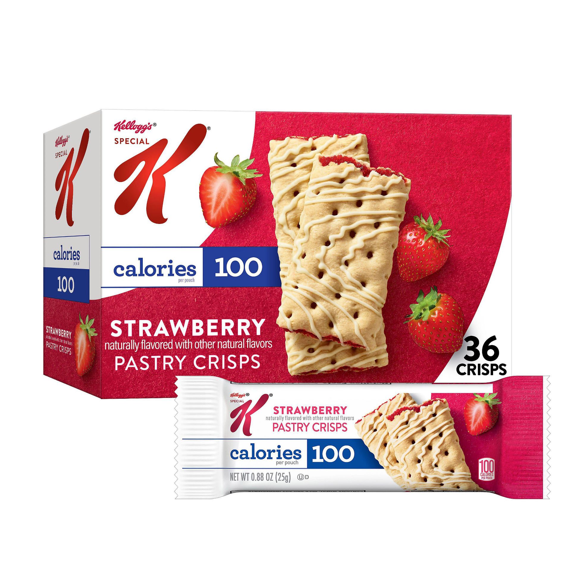 Kellogg's Special K Pastry Crisps Strawberry - 15.84oz/36ct