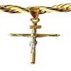 Aria Jeweler Chain with Simple Golden Crucifix - 3 of 3
