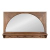 Kate and Laurel Andover Functional Mirror - Brown, 24x36 - 2 of 4