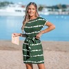 Women's Chic Tie-Waist Striped Beach Dress - Cupshe - 2 of 4