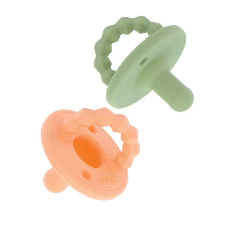 Nuby Softees Teether and Pacifier - Neutral - 5pk, 5 of 9