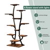 Hrinhom 31.5"W Vase-Shaped Plant Stand ,Metal Plant Stand Rack,Plant Shelf - 3 of 4