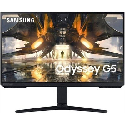 Manufacturer Refurbished Samsung Odyssey G52A 27" 4K (3840x2160) 165Hz 1ms IPS G-Sync & FreeSync Monitor, Black