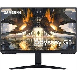 Manufacturer Refurbished Samsung Odyssey G52A 27" 4K (3840x2160) 165Hz 1ms IPS G-Sync & FreeSync Monitor, Black - 1 of 1