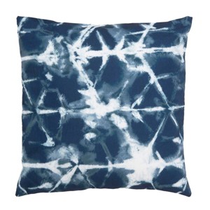Indoor/Outdoor Maven Pillow - Navy/White - 18"X18" - Safavieh - 1 of 3