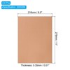 Unique Bargains Scrapbook Invitation Card Reflective Metallic Mirror Board Sheets 24 Pcs - 2 of 4