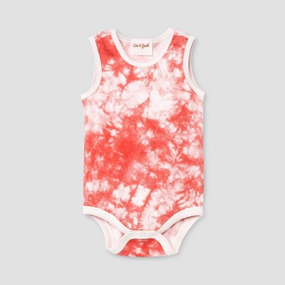 Baby Tank Bodysuit - Cat & Jack™ Coral 0-3M