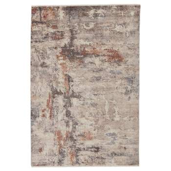 Heath Abstract Area Rug Gray/Red - Jaipur Living