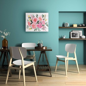 Trademark Fine Art Rosana Laiz Blursbyai Janis Bouquet Wood Slat Art - 1 of 4