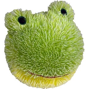 Pet Lou D.O.G'Z 4-inch EZ Squeaky Frog Dog Plush Toy,Durable Squeaks Bouncy Ball Dog Toy - 1 of 1