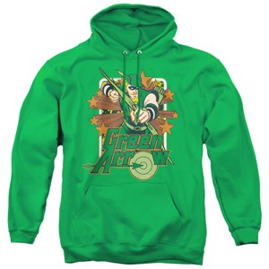 Dc Green Arrow Stars Adult Pull-Over Hoodie - 1 of 4