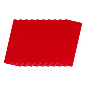 Unique Bargains Aluminium DIY Laser Printing Office Engraving Blank Metal Cards 10 Pcs - 1 of 4
