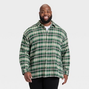 Men's Big & Tall Heavyweight Flannel Shirt - Goodfellow & Co™ - 1 of 3
