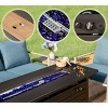 Captiva Designs Coastal 4pc Patio Steel and Rattan Fire Pit Set with Cushions - 3 of 4