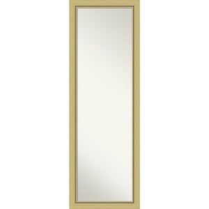 Amanti Art Landon Gold Narrow Non-Beveled On the Door Mirror Full Length Mirror, Wall Mirror 51.5 in x 17.5 in. - 1 of 4