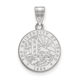 Black Bow Jewelry Sterling Silver Idaho Vandals NCAA Medium Pendant - 1 of 3
