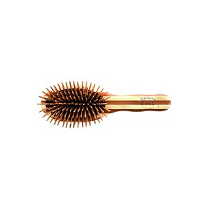 Bass Brushes The Green Brush - Premium Bamboo Handle and Bamboo Pin Style & Detangle Hair Brush - 1 of 4