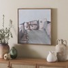Avlaki - 24" X 24" - Blue/Brown - Linen Canvas/Polstyrene/MDF - Framed Linen Canvas - WLA3021 - Safavieh - 2 of 4