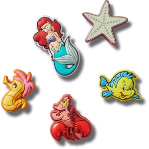 Crocs Jibbitz The Little Mermaid Princess Ariel Disney Shoe Charms 5pk - 1 of 4