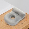 Cheer Collection Memory Foam Desk Nap Pillow with Ear Relief Hole – Velvet Cover for Office or Travel Use - 3 of 4