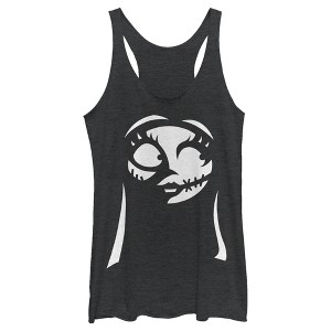 Women's The Nightmare Before Christmas Halloween Sally Shadow Racerback Tank Top - 1 of 4