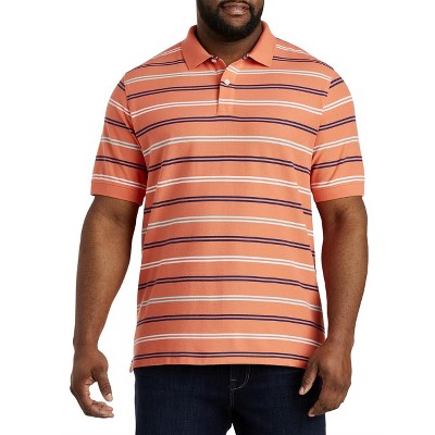 Harbor Bay Multi Thin Stripe Polo Shirt - Men's Big and Tall