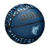 NBA Memphis Grizzlies Graffiti Basketball: 27.5" Composite Sports Ball - 2 of 4