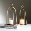 Sullivans 17.75" & 16" Lantern Candleholder Set of 2, Gold - 3 of 4