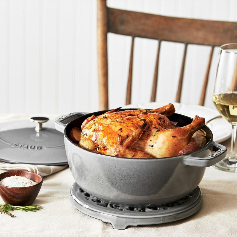 STAUB Cast Iron 3.75-qt Essential French Oven, 2 of 8