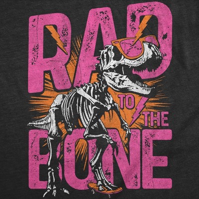 Мужские футболки Crazy Dog T-Shirts, Inc. Mens Funny T Shirts Rad To The Bone Sarcastic Dinosaur Graphic Novelty Tee For Men - Crazy Dog Men's T Shirt With Dinosaur Sayings Black XXL — фото 2