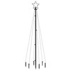 vidaXL Christmas Tree with Spike Warm White 108 LEDs 6 ft - 3 of 4