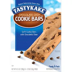 Tastykake Chocolate Chip Cookie Bar -  10.5oz / 6ct