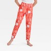 Girls' Moana 2pc Short Sleeve Pajama Set - Orange/White - 4 of 4