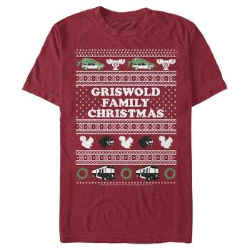 Men's National Lampoon's Christmas Vacation Griswold Family Christmas Ugly Sweater T-Shirt