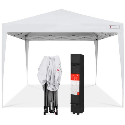 Invezo 2 x 2 Meter / 6.5 x 6.5 feet Gazebo Tent for Outdoor (Portable  Shade) White Foldable Outdoor Advertising Gazebo Canopy Tent 2 Mins  Installation