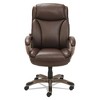 Alera Alera Veon Series Executive High-Back Bonded Leather Chair, Supports Up to 275 lb, Brown Seat/Back, Bronze Base - 2 of 4