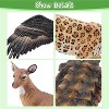 14-Piece Mini North American Forest Animal Figurines, Realistic Elk, Pronghorn and Fox Toys - 2 of 4