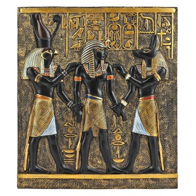 Design Toscano Rameses I Between Horus and Anubis Wall Frieze