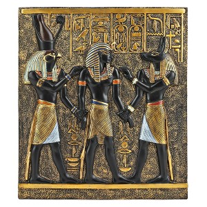 Design Toscano Rameses I Between Horus and Anubis Wall Frieze - 1 of 3