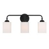 Craftmade Lighting Stowe 3 - Light Vanity in  Flat Black - 3 of 4