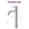 PAGED Tall Bathroom Sink Faucet,Stainless Steel Single Handle Bathroom Faucets for Home Sinks - 3 of 4